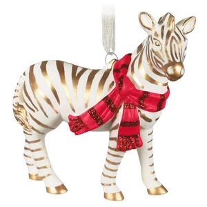 NIB: Hallmark Keepsake Porcelain 2021 Elegant Zebra 🦓